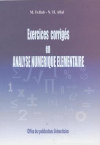 Exercices corrigés en analyse numérique élémentaire